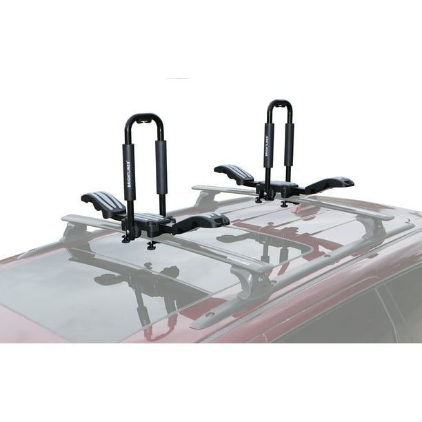 BrightLines Premium Double Folding Kayak Roof Rack Carrier Holds a Pair of  Kayaks, or One Canoe or SUPs Paddleboards