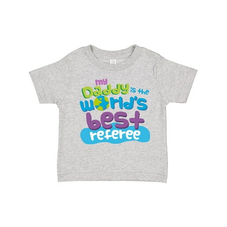

Inktastic Daddy Worlds Best Referee Gift Toddler Boy or Toddler Girl T-Shirt