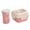 Pink, variant on Lunchbox and Mug Set, Leak Proof Bento Box with Multiple Compartments, Microwave Safe Meal Prep Container for Work, Travel, Outdoor, 1 Pack