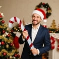thumbnail image 5 of 45-inch Giant Inflatable Candy Cane, Outdoor Christmas Decorations, Christmas Decorations Outdoor, Large-scale Holiday Lawn Decor, 5 of 6
