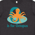 thumbnail image 4 of Inktastic O is for Octopus monogram Youth T-Shirt, 4 of 5