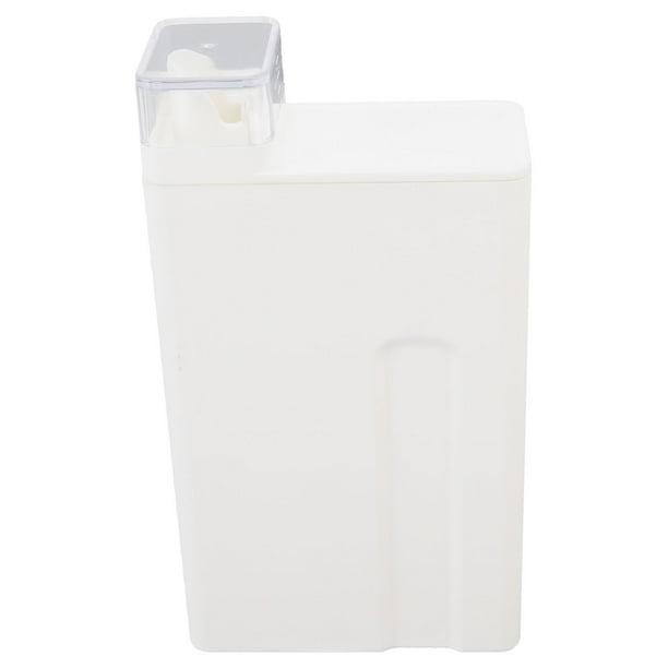 Dispensador de Detergente de Lavandería, Gran Botella de Apertura de Apertura de Plástico A Prueba de Fugas Con Etiquetas Pegatinas para Baño