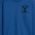 thumbnail image 3 of Yellowstone - Stone Duttonbravado Left Chest - Men's Long Sleeve T-Shirt, 3 of 6