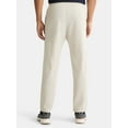 thumbnail image 3 of Athletic Works Men's and Big Men's Tricot Track Pants with Side Stripes, Sizes S-3XLT, 3 of 5