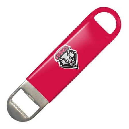 Long Neck Bottle Display Case - NCAA New Mexico Lobos Vinyl Covered Long Neck Bottle Opener