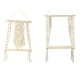 thumbnail image 1 of 2 Piezas Macramé Tapiz Colgante de Pared Estante Colgador de Plantas para Estantería Macarena Estante de pared de tapiz, 1 of 8