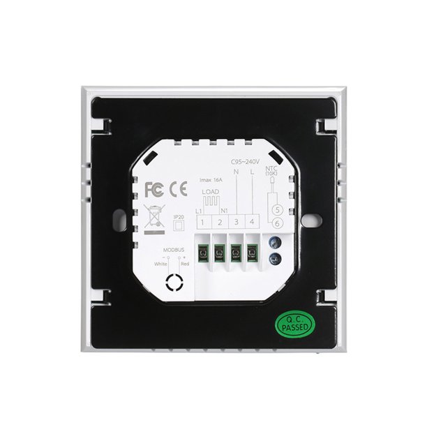 Inteprter Termostato de control de voz WiFi Controlador de temperatura del calentador de pantalla LCD Electrodomésticos No.06 Inteprter HA002480-06B