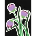thumbnail image 2 of Moore, Regina 12x14 White Modern Wood Framed Museum Art Print Titled - Pop Flowers II, 2 of 4