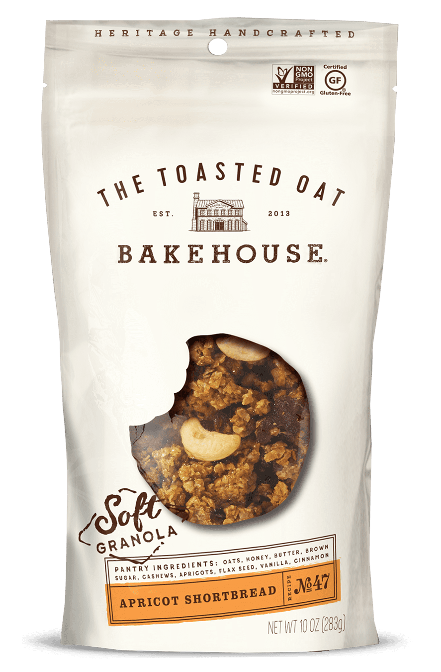 The Toasted Oat, Soft Granola, Gluten Free, Apricot Shortbread, 10 Oz