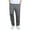 Dark Gray, variant on Mens Pants Elastic Waist Solid Color Pull On Straight Leg Casual Pants For Men Army Green