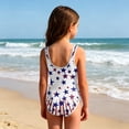thumbnail image 4 of Grblisyd 4th of July Girls Swimsuit Star Striped One Piece Swimwear Crew Neck Bathing Suit 1-10Y, 4 of 6