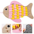 thumbnail image 2 of EeaseMX Adorable tapete para oler, tapete de alimentación para el hogar, manta para oler con forma de pez, accesorio para mascotas, 2 of 7