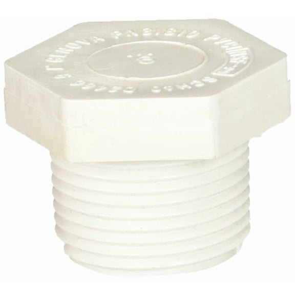 Charlotte Pipe Schedule 40 1 in. MPT x 1 in. Dia. FPT PVC Plug