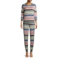 thumbnail image 2 of Secret Treasures Essentials Women's Stripe Hacci Top, 2 of 6