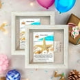 thumbnail image 6 of Tasse Verre 8x8 Rustic White Shadow Box Frame (2-Pack) - Ready to Hang Shadowbox Display - Easy to Use -, 6 of 6