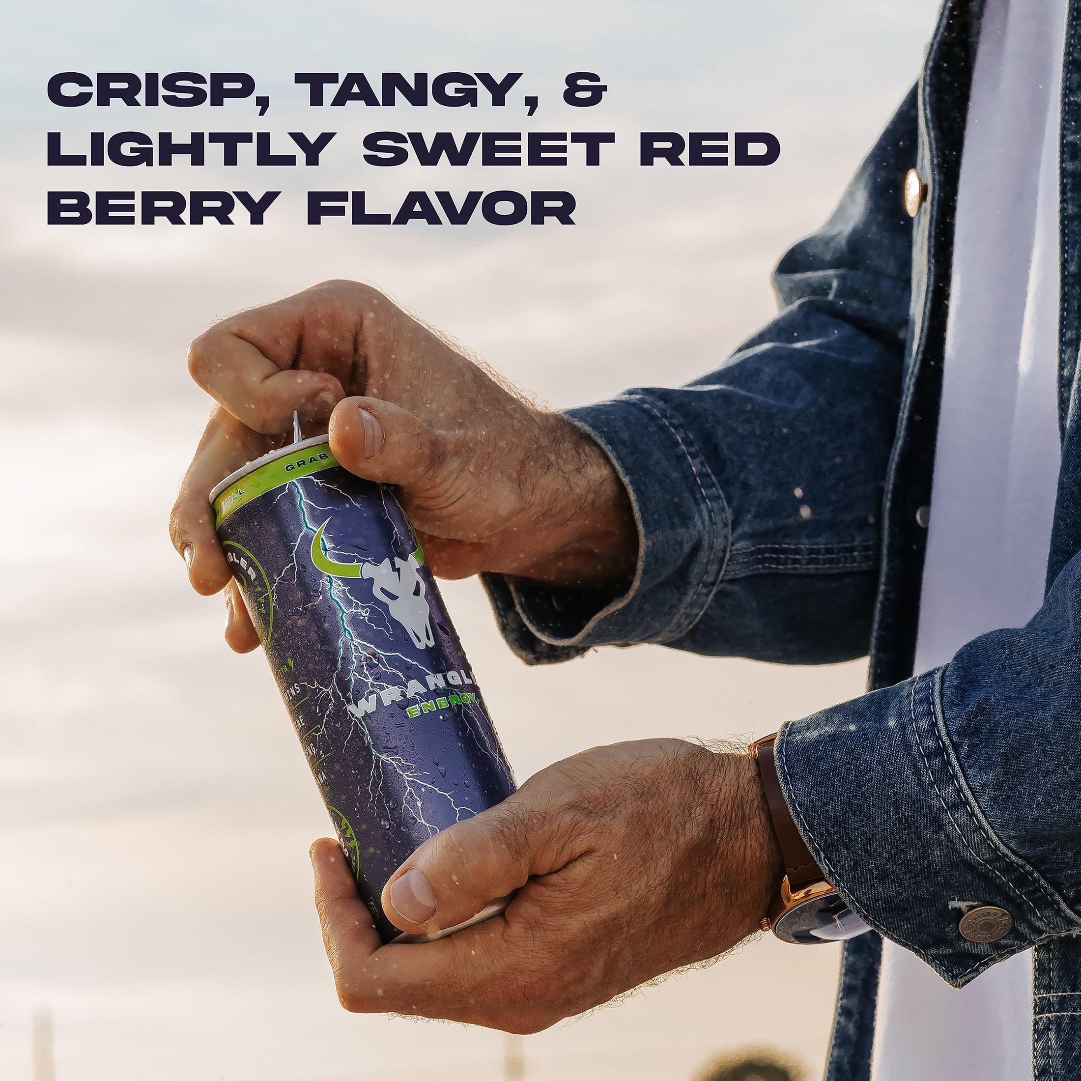 Wrangler Energy Drink, 12 fl. oz. Can, 114mg Caffeine, Taurine & B Vitamins