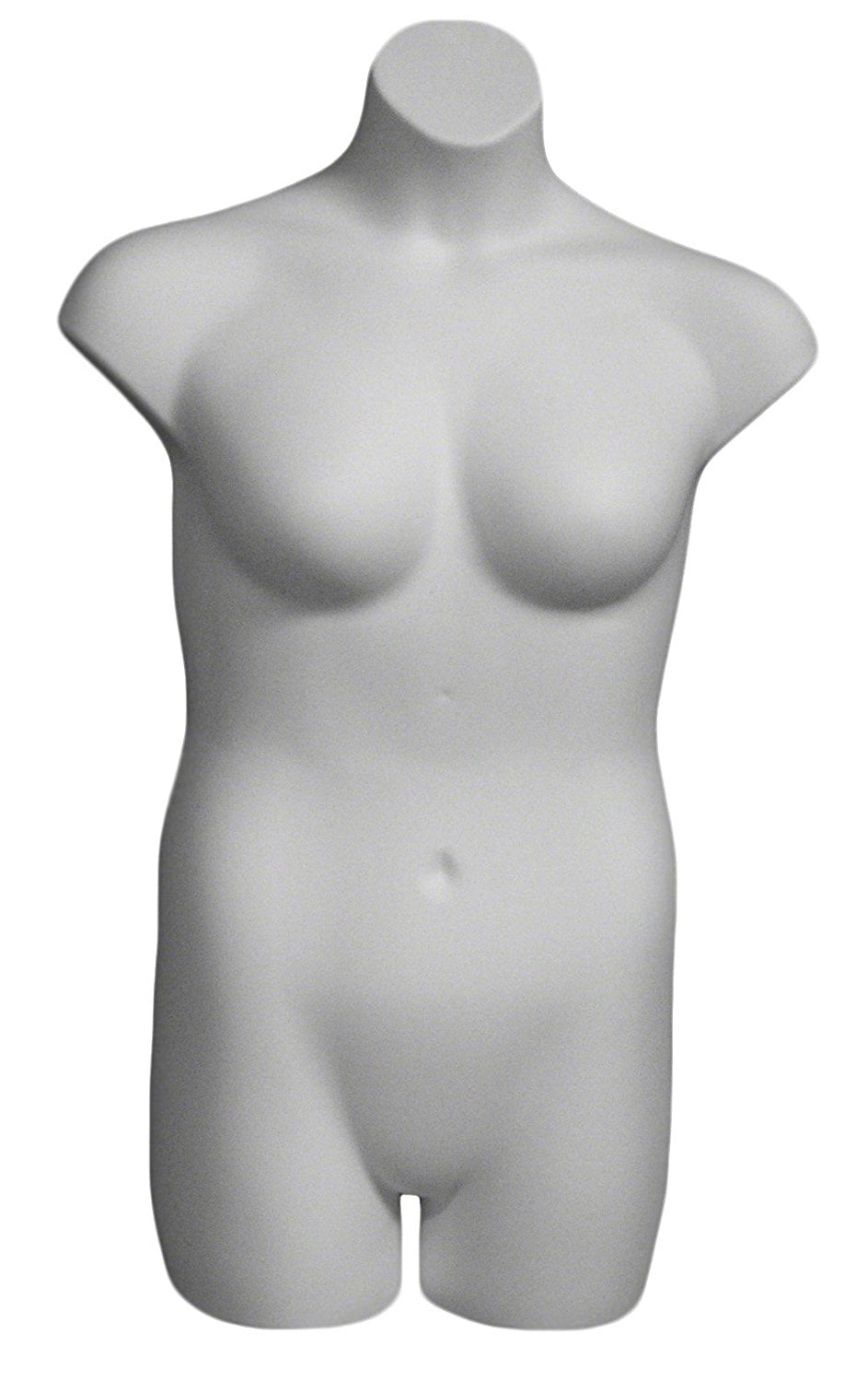 White Plus-Size Female Body Form 