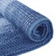 thumbnail image 4 of REGALWOVEN Alfombrillas de baño de color contrastante a rayas, alfombra de baño de felpa antideslizante, tapetes para el suelo del baño, bañera y ducha azul marino 20" x 32", 4 of 6