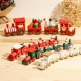 thumbnail image 4 of Adorno navideño de tren de madera/plástico para el hogar, decoración de Feliz Navidad, regalos de Navidad, Noel Natal, Año Nuevo, 2023, 2024, 4 of 4