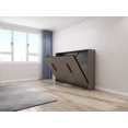 thumbnail image 2 of Lit Escamotable Horizontal Grand Minimal Lift Gris Grain de Bois Foncé, 2 of 4