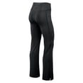 thumbnail image 3 of Women's Fanatics Black Miami Dolphins Studio Fitted Flared Leggings, 3 of 3
