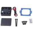 thumbnail image 1 of RC Car ESC Cooling Fan DC 5V Plastic Aluminum Alloy Stable High Safety ESC Heat Sink for Traxxas 1/10 RC Toy Blue, 1 of 1
