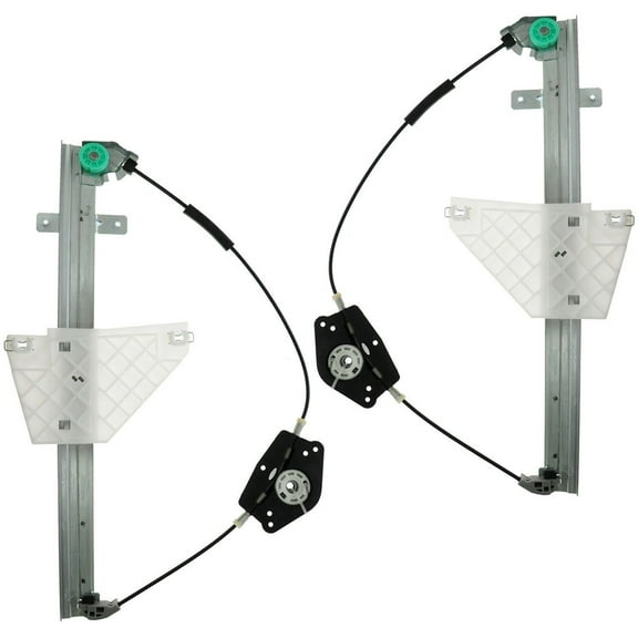 TRQ Rear Door Window Regulator & Pair Set of 2 for 01-04 Jeep Grand Cherokee WRA50816