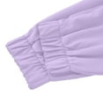 thumbnail image 6 of Lenpel Cargo Pants for Women Elastic High Waisted Drawstring Tapered Travel Hiking Pants Casual Athletic Joggers with Pockets, 6 of 7
