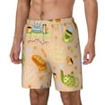 thumbnail image 2 of Balery Scandinavian Style Hygge Mens Swim Trunks Swim Shorts for Men Quick Dry Inseam Beach Shorts with Compression Liner Pocket-Large, 2 of 9