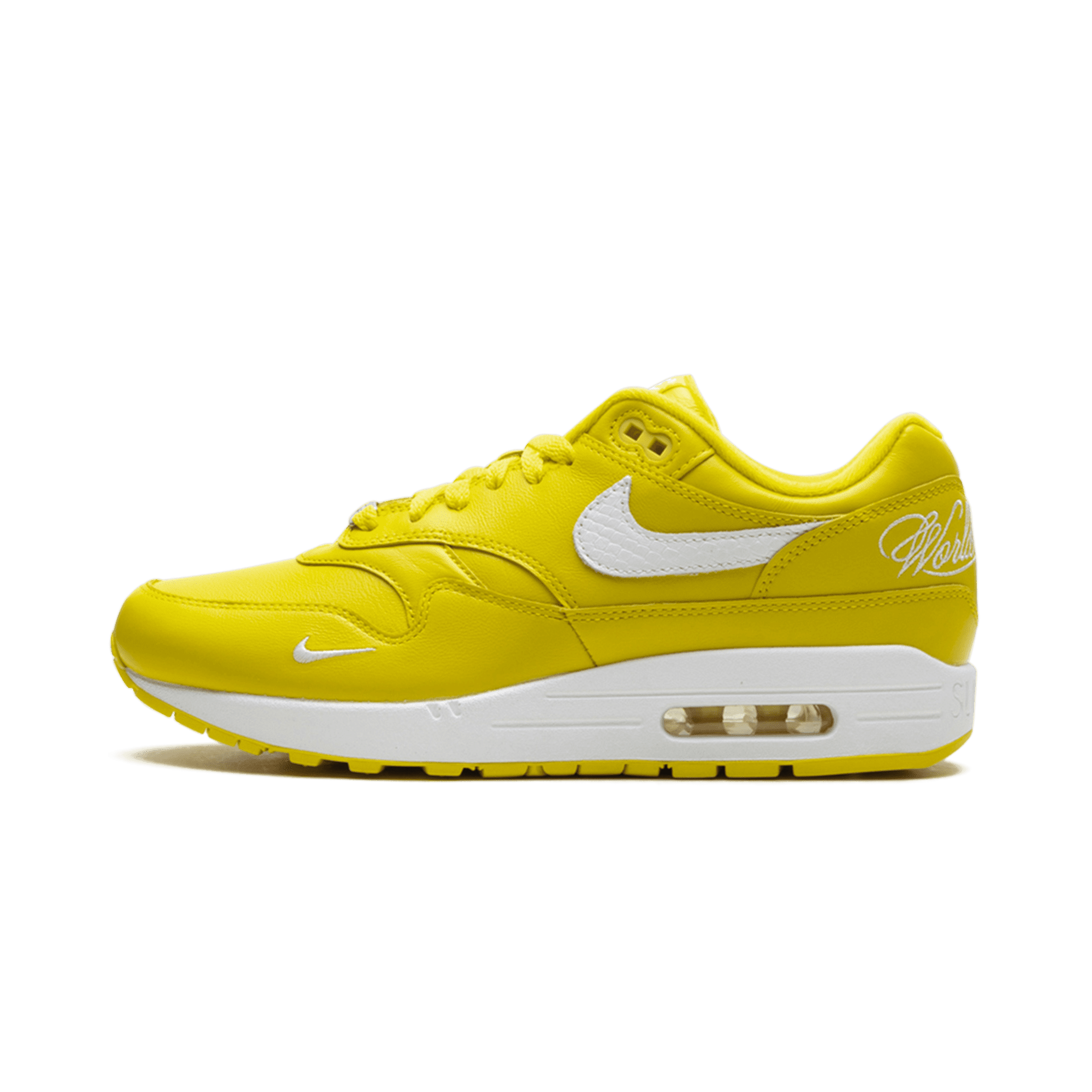 NIKE MENS Air Max 1 '87 SP "Supreme Speed Yellow" HF8813 700 HF8813 700 from Stadium Goods