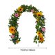 thumbnail image 3 of Guirnalda artificial de girasol con rosas – enredadera de flor sintética de 6 pies para arco nupcial, decoración primaveral del jardín, balcón, patio, escalera y valla, 3 of 9