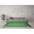 thumbnail image 3 of Ahgly Company Indoor Square Oriental Emerald Green Traditional Area Rugs, 7' Square, 3 of 4