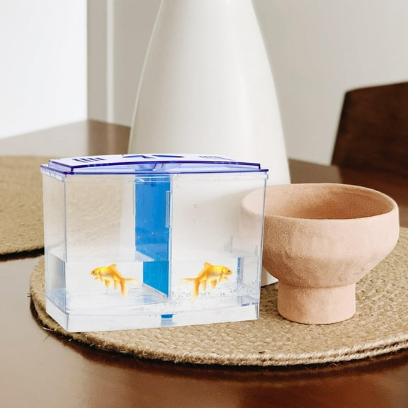 HEMOTON Freshwater Betta Box Fish Tank Aquarium Isolation Space-saving Breeding