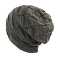 thumbnail image 2 of Fleece Lining Knitted Hat Winter Geometric Patterns Beanie Adult Unisex Winter Beanie Hat with Fleece Lining Geometric Design, 2 of 5