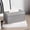 Gray GY, variant on AuroraX Leather Tissue Box Cover Facial Tissue Dispenser Holder Modern Decorative Black Rectangle Tissue Box for Living Room Gray