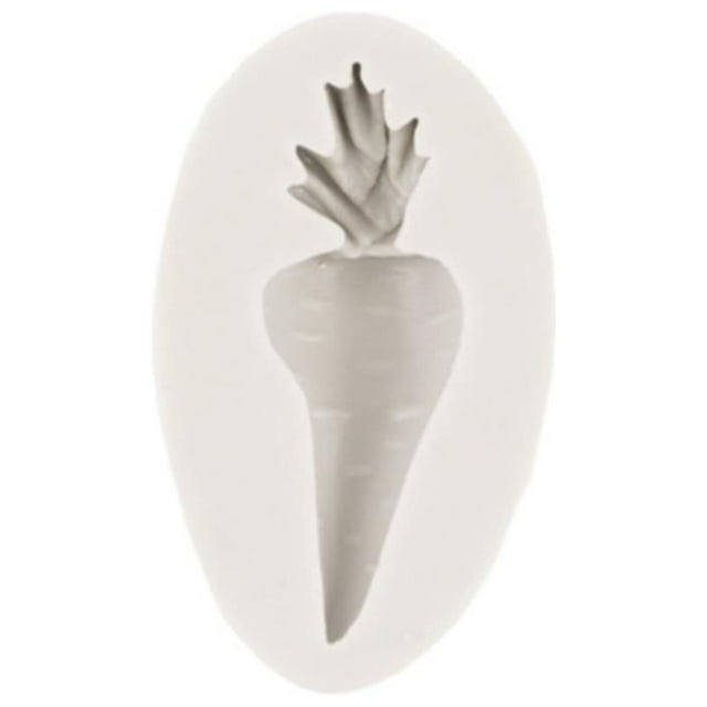 WHEANG Carrots Sugar Flipping Silicone Easter Rabbit Hand Stick Rose Carrot Shaped Cake Decoration