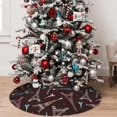 thumbnail image 5 of Sikiie Eiffel Tower 30-48 inches {designName} Print Christmas Tree Skirt Snowman Xmas Tree Skirt with Edge Christmas Decorations for Holiday Party36", 5 of 7