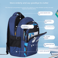 thumbnail image 4 of Schoolbag primary school boy 1-3-6 grade children's schoolbag burden reduction Ridge protection large capacity backpack., 4 of 5