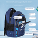 thumbnail image 3 of Mochila escolar para niños de escuela primaria, mochila escolar para niños de 1-3-6 grados, reducción de carga, protección de cresta, mochila de gran capacidad., 3 of 4