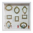 thumbnail image 4 of Mini Golden Frame Silhouette Box Improved Shadow Box Frame Kit With Museum And Golden Miniature, 4 of 4