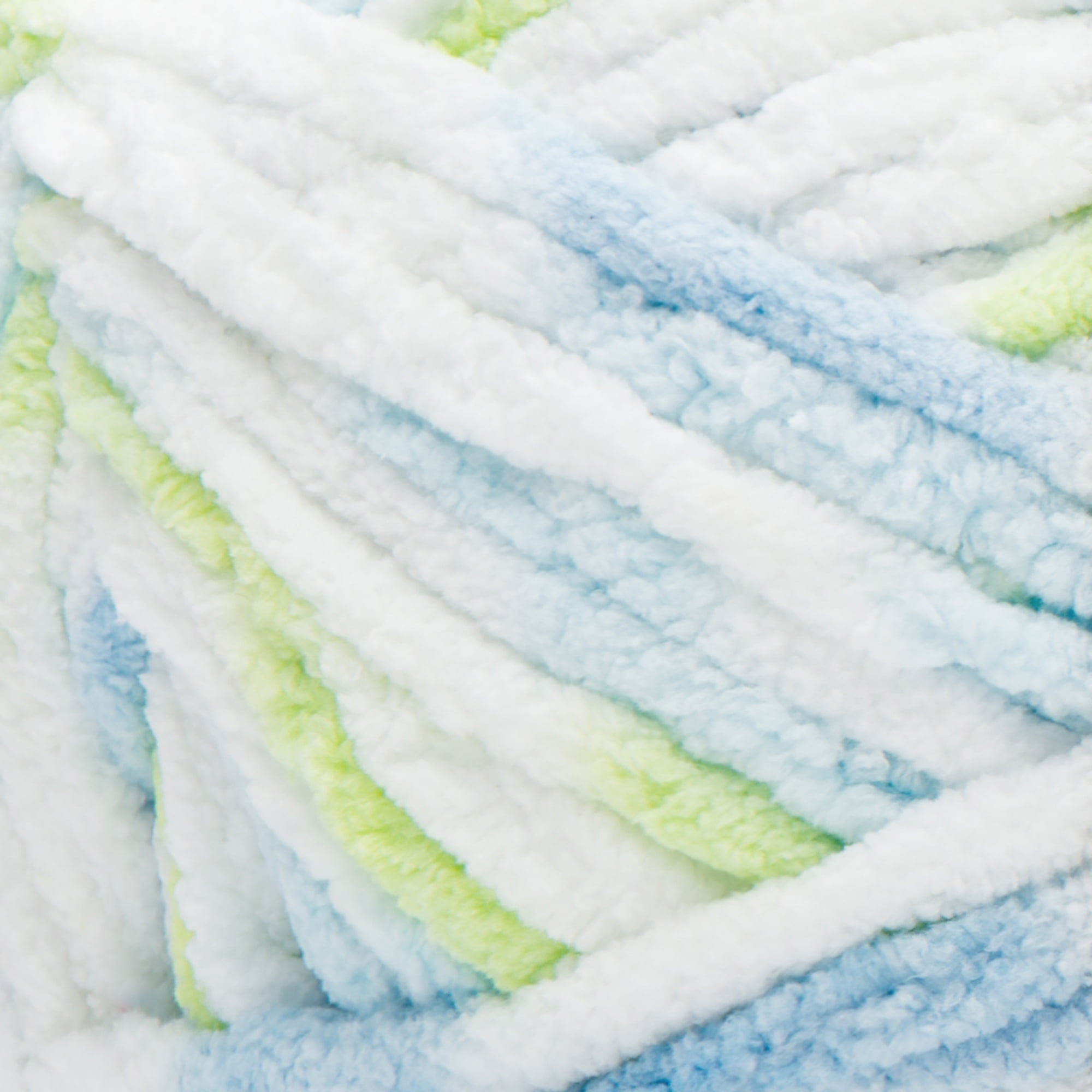 Bernat® Baby blanket™ #6 Super Bulky Polyester Yarn, Funny prints 10.5oz/300g 220 Yd (2pk)