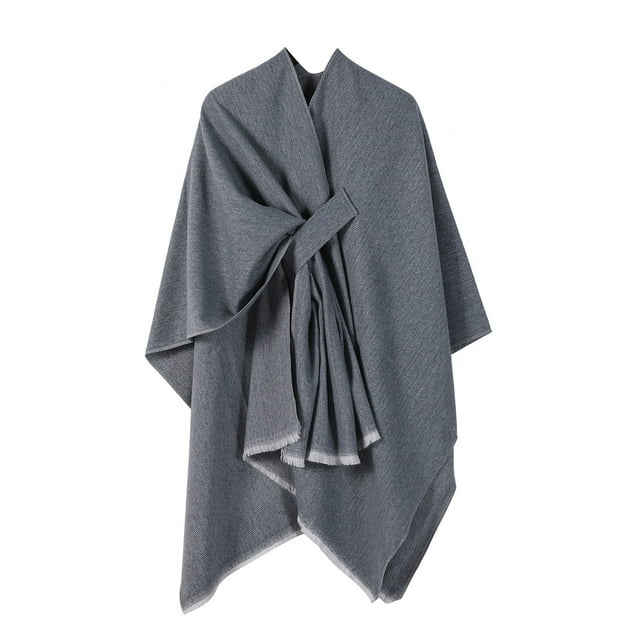 Shawls And For Evening Dresses Elegant Shawl Soft Open Front Poncho Sweater For Spring Fall Winter