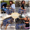 thumbnail image 5 of Garronmavis Eagle American Flag Large Quilted Duffle Bag for Women, Weekender Overnight Bag Carry On Travel Gym Bag with Zipper Pockets, 5 of 7