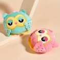 thumbnail image 1 of Interactive Owl Plush Dog Toy - Soft Fabric, Ideal for Medium Breeds, Random Color Selection, 1 of 5