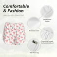 thumbnail image 4 of Balery Cute Axolotl Pantalones cortos deportivos para mujer con forro y dos bolsillos, elásticos, para entrenamiento, gimnasio, yoga-Medium, 4 of 7