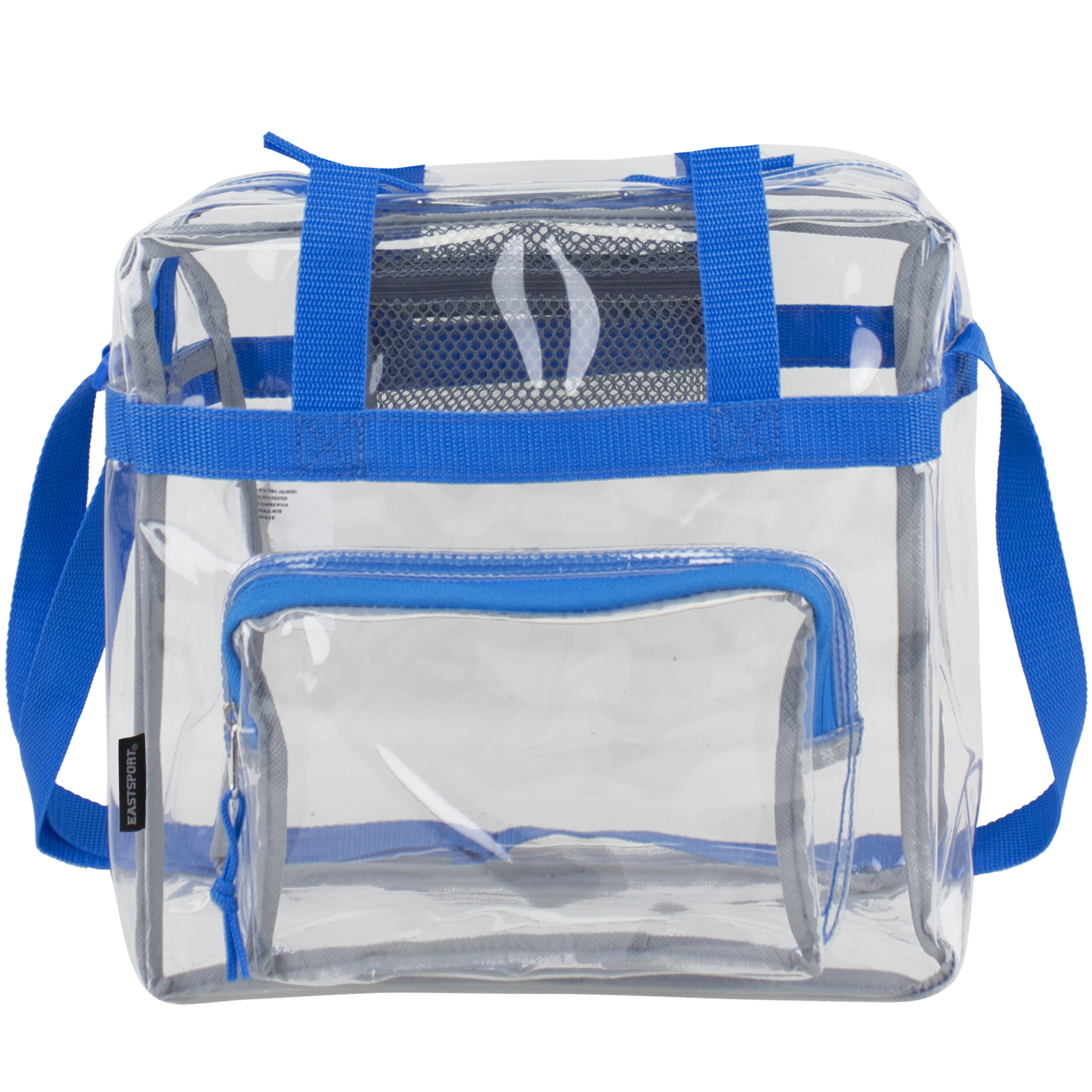 Clear Stadium Approved Tote Royal Blue