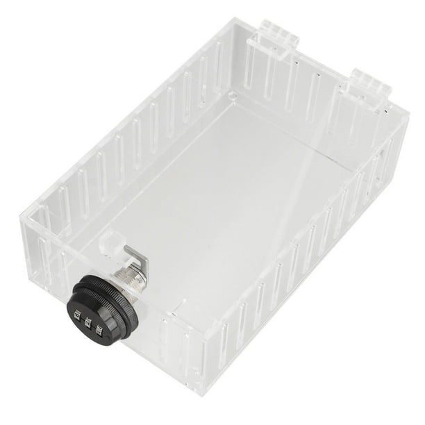 Caja De Bloqueo Universal Para Termostato Con Llave, Cubierta De Termostato Transparente Con Cerradura Protector De Termostato Grande De Ca En La