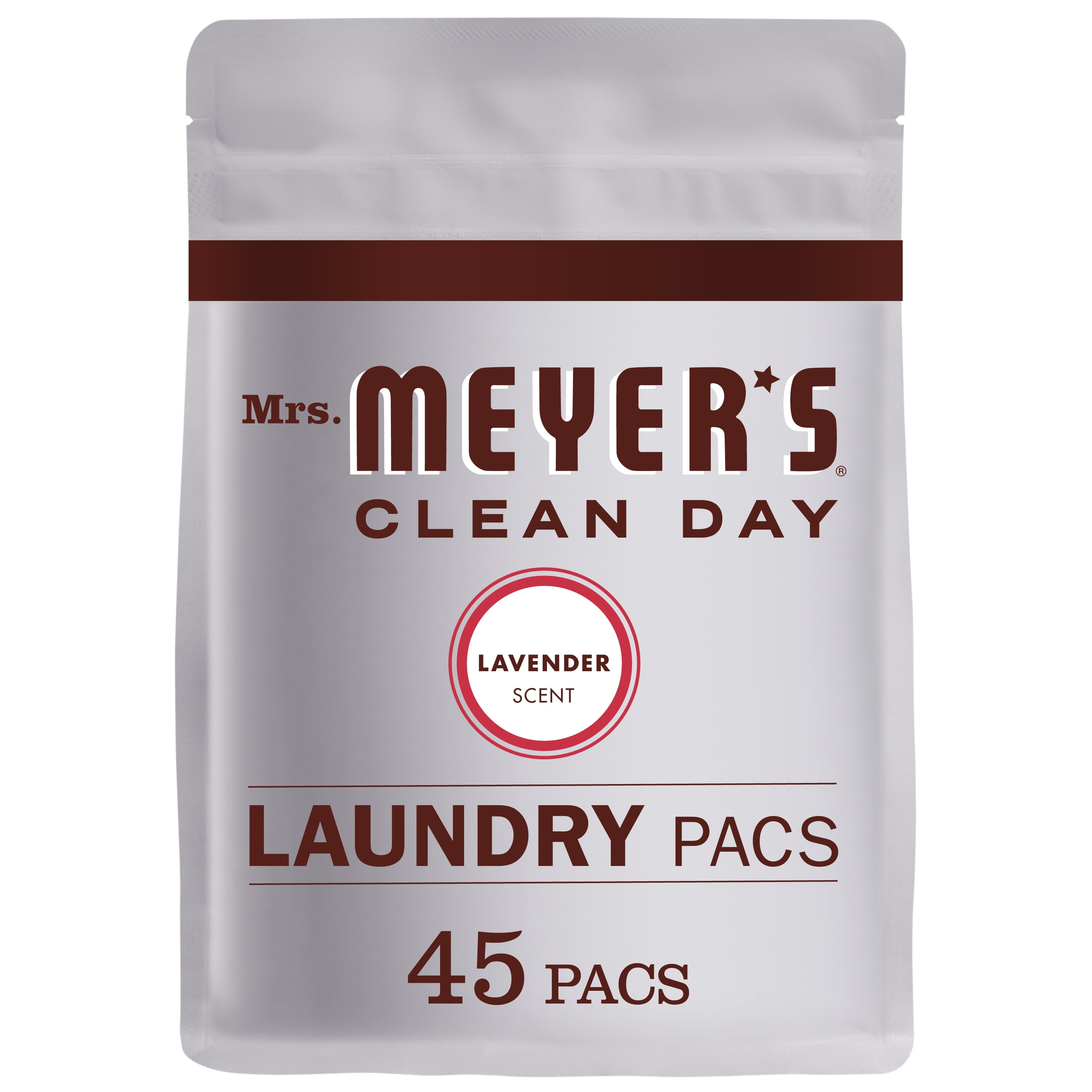 Mrs. Meyer's Clean Day Laundry Packs, Lavender Scent, 45 pods Walmart