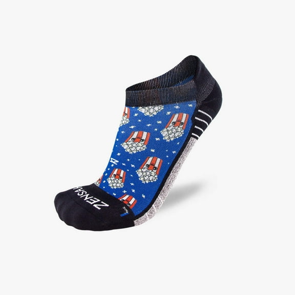 Popcorn Socks (No Show) S / Navy