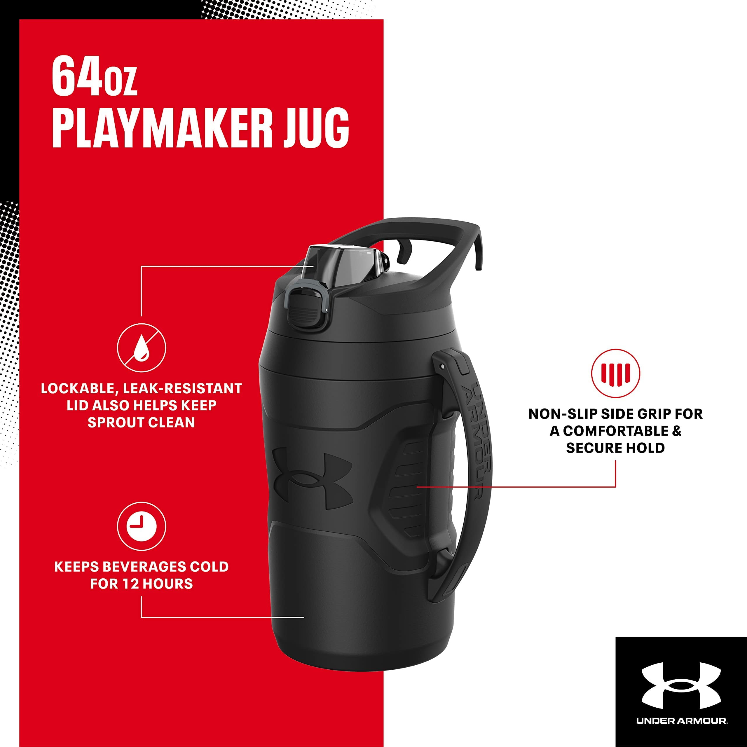 ☆日本未発売☆ アンダーアーマー ウォーター ジャグ　ブルー Under Armour (White/Blue Surf) - Walmart.com